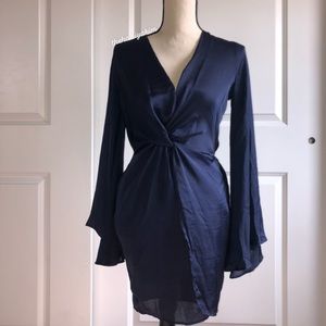 Mini wrap dress